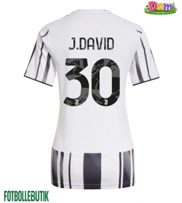 Juventus Jonathan David #30 Hemmatröja Kvinnor 2025-26 Kortärmad